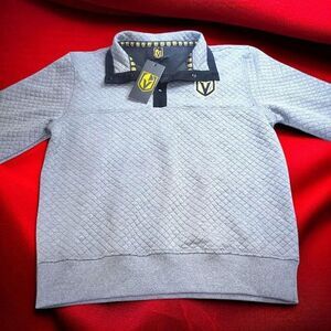 Vegas Golden Knights Quilted Pullover Sweatshirt NHL Hockey
